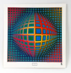 VICTOR VASARELY "VEGA-NOR" LITHOGRAPH