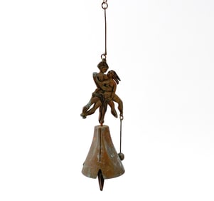 PAOLO SOLERI VINTAGE BRONZE WIND CHIME