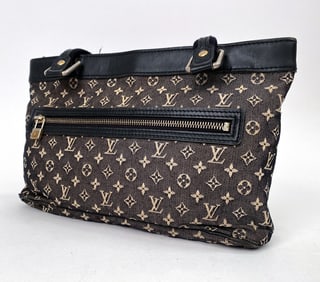LOUIS VUITTON BLACK MONOGRAM MINI LUCILLE PM BAG