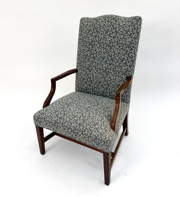 SOUTHWOOD CHIPPENDALE MAHOGANY LOUNGE CHAIR