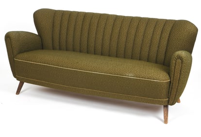 SCANDINAVIAN THREE SEATER SOFA C. 1950S