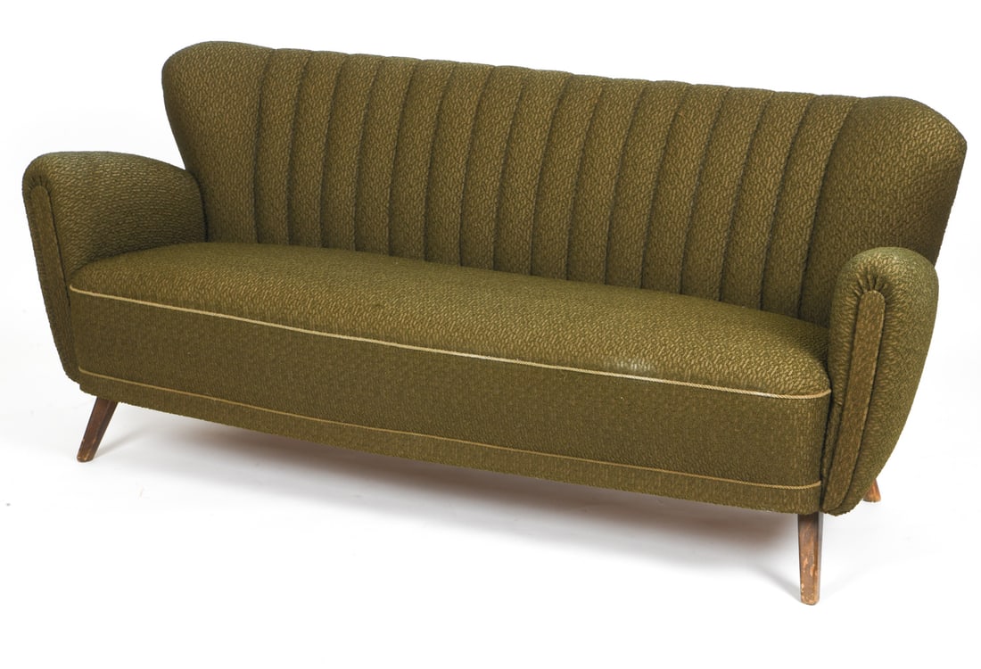 SCANDINAVIAN THREE SEATER SOFA C. 1950S (1 of 16)