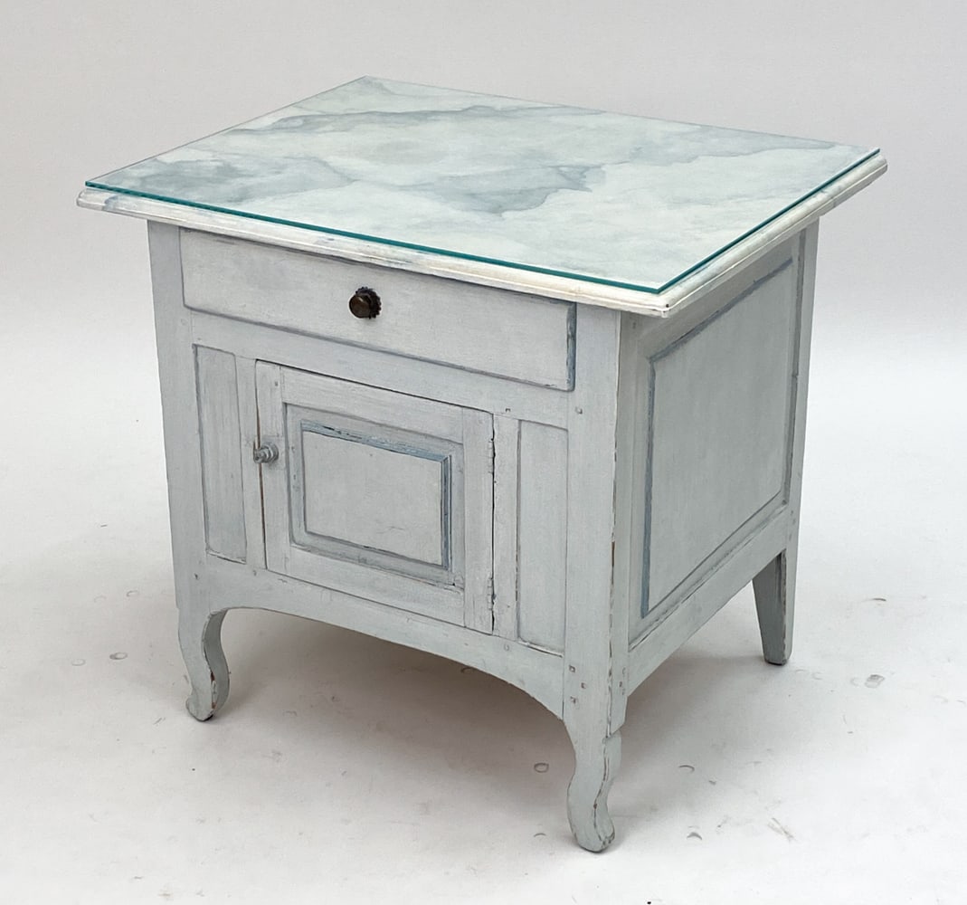 PROVINCIAL STYLE PAINTED PINE SIDE TABLE (1 of 18)
