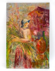 ESZTER GYORY (B. 1944) ABSTRACT O/C