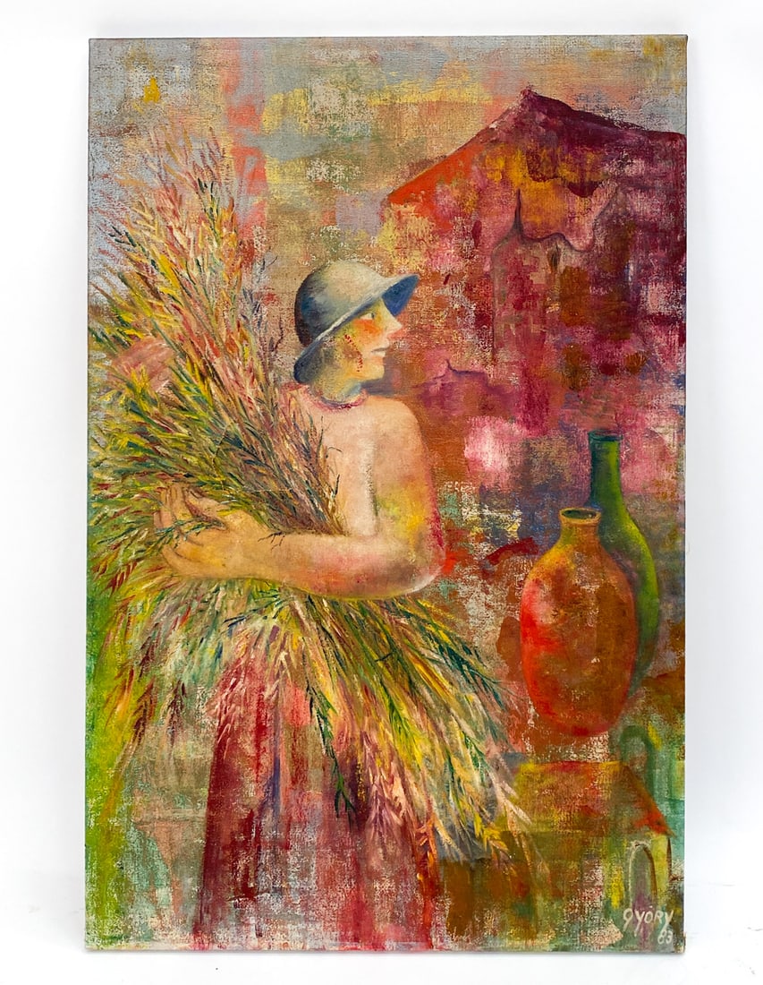 ESZTER GYORY (B. 1944) ABSTRACT O/C (1 of 5)