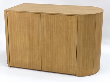 MODERNIST CUSTOM ROUNDED BAR CABINET