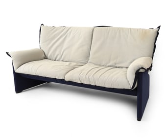 VICO MAGISTRETTI CASSINA "PALMARIA" LOVESEAT SOFA
