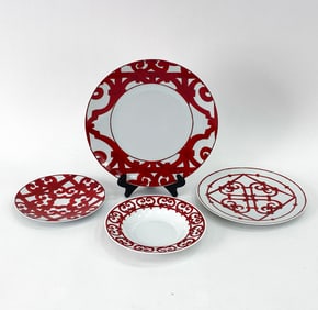 HERMES BALCON DU GUADALQUIVIR PORCELAIN GROUPING