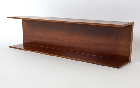 WILHELM RENZ GERMAN TEAK WALL SHELF CIRCA 1960'S