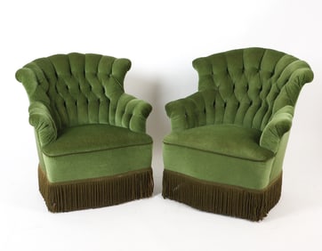 PAIR OF SWEDISH GRACE PARLOR CHAIRS C. 1920S
