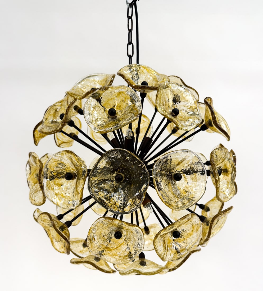 MURANO "SPUTNIK" GLASS PENDANT CHANDELIER (1 of 10)
