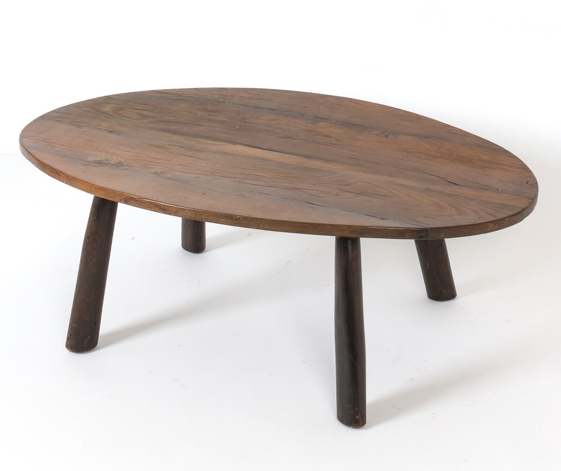 DUTCH BRUTALIST OAK COFFEE TABLE CIRCA 1960'S (1 of 18)