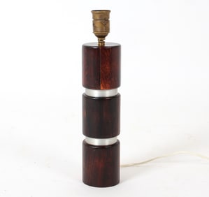 MID-CENTURY DANISH ROSEWOOD TABLE LAMP CIRCA 1960S