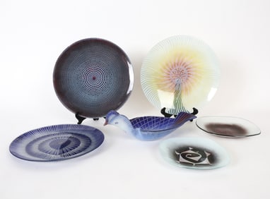 MAURICE HEATON FUSED ART GLASS