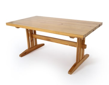 SCANDINAVIAN PINE COFFEE TABLE CIRCA 1970'S