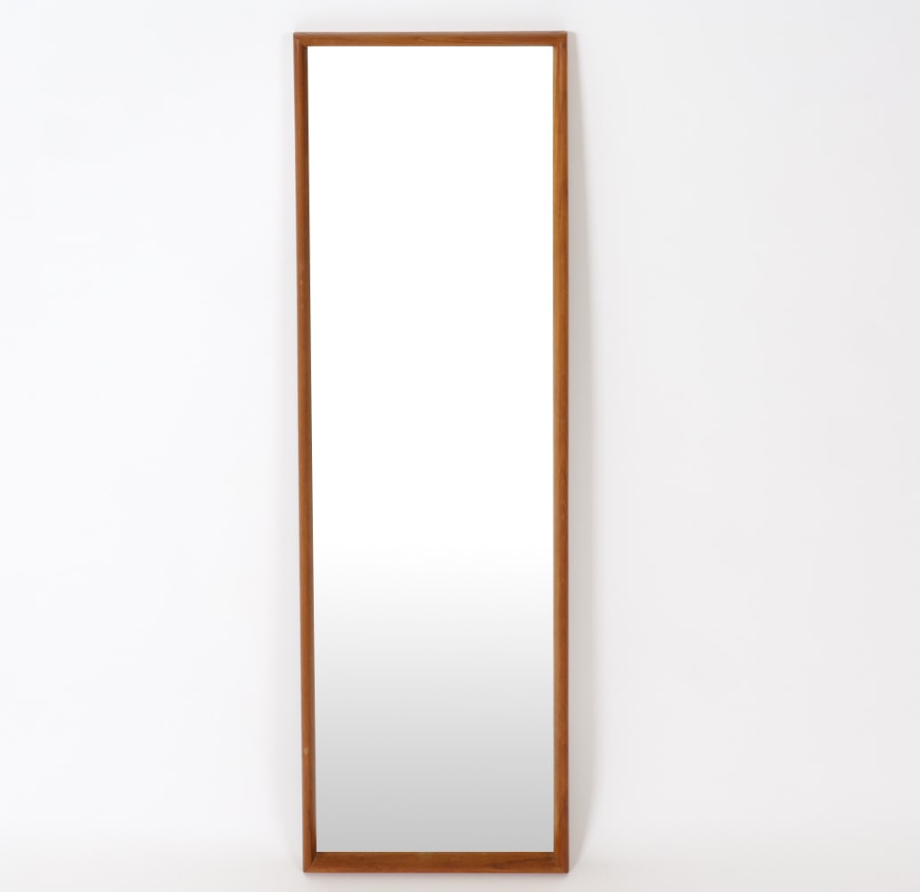 ERIKSMALAGLAS SWEDISH TEAK WALL MIRROR C. 1960S (1 of 15)