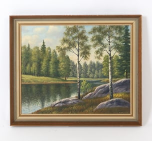 M. PERSSON SWEDISH FOREST LANDSCAPE O/B