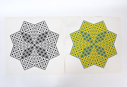 (2) ROY AHLGREN (AMERICAN, 1927-2011) SILKSCREENS