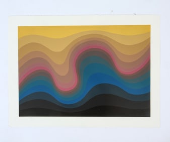 ROY AHLGREN (AMERICAN, 1927-2011) SILKSCREEN