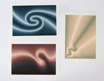 (3) ROY AHLGREN (AMERICAN, 1927-2011) SILKSCREENS