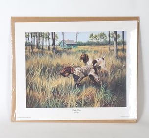 ROBERT CHRISTIE (AMERICAN) "DOUBLE DUTY" PRINT