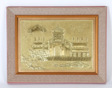 "CHO BEN THANH" BRASS RELIEF