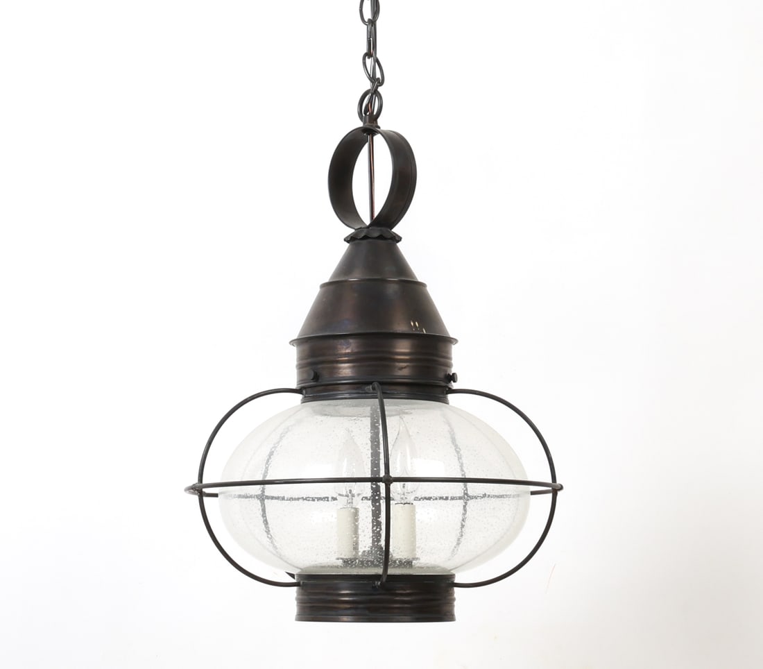 NORTHEAST LANTERN STYLE CAGED ONION LAMP FIXTURE (1 of 17)