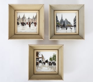 MARIO MARESCA (ITALIAN, 1877-1959) TILE PAINTINGS