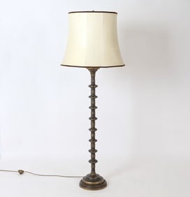VINTAGE BRONZE FLOOR LAMP