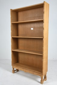 STYLE OF KJAERNULF DANISH OAK BOOKCASE C. 1970S