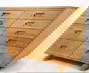 SWEDISH PINE CHEST OF DRAWERS C. 1960S