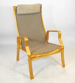 FINN OSTERGAARD "ALBERT" DANISH BEECH EASY CHAIR