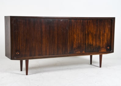 STYLE OF KAI KRISTIANSEN ROSEWOOD SIDEBOARD 1960S