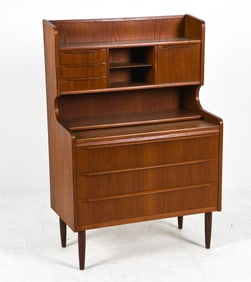 DANISH TEAK SECRETARY DESK C. 1960S