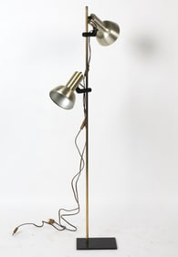 ATTR. LAONI DANISH DOUBLE LIGHT FLOOR LAMP 1970S