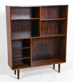 IB KOFOD LARSEN DANISH ROSEWOOD BOOKCASE C. 1960S