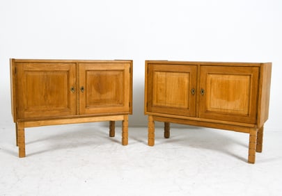 PAIR OF DANISH OAK CABINETS C. 1970S