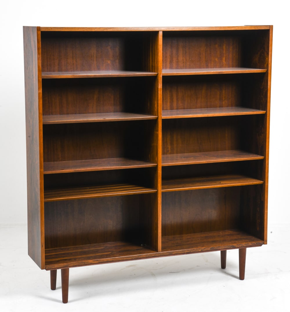 POUL HUNDEVAD DANISH ROSEWOOD BOOKCASE C. 1960S (1 of 7)