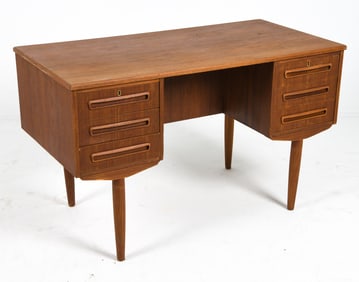 J. SVENSTRUP DANISH TEAK WRITING DESK C. 1960S