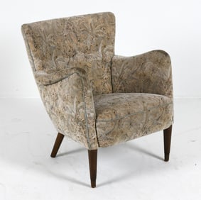 SCANDINAVIAN LOUNGE CHAIR C. 1960S