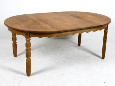 ATTR. HENNING KJAERNULF DANISH OAK DINING TABLE