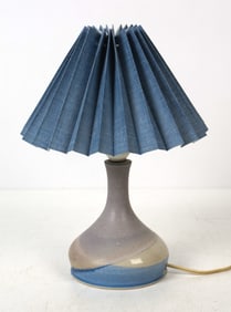 JETTE HELLEROE DANISH CERAMIC TABLE LAMP C. 1970S