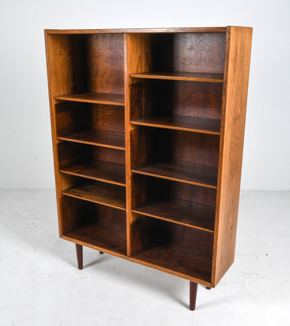 POUL HUNDEVAD DANISH ROSEWOOD BOOKCASE C. 1960S (1 of 16)