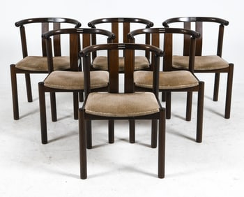 (6) FRYDENDAL "CLEOPATRA" BEECH DINING CHAIRS
