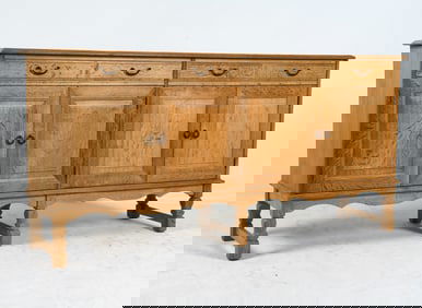 HENNING KJAERNULF STYLE DANISH OAK SIDEBOARD