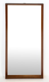 DANISH TEAK WALL MIRROR C. 1960S