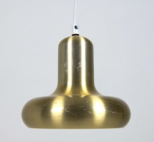 DANISH BRASS PENDANT LIGHT C. 1960S
