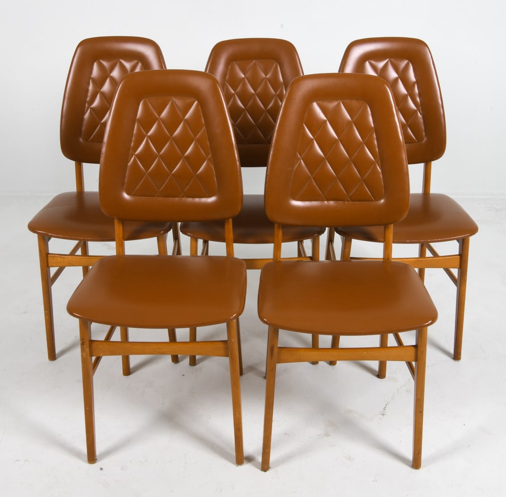 (5) STYLE OF SORHEIM TEAK DINING CHAIRS C. 1960S (1 of 19)