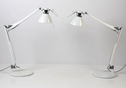 PAIR OF FORTEBRACCIO LUCEPLAN TABLE LAMPS