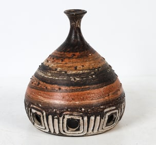 STYLE OF HELLEROE DANISH CERAMIC LAMPSHADE C.1970S